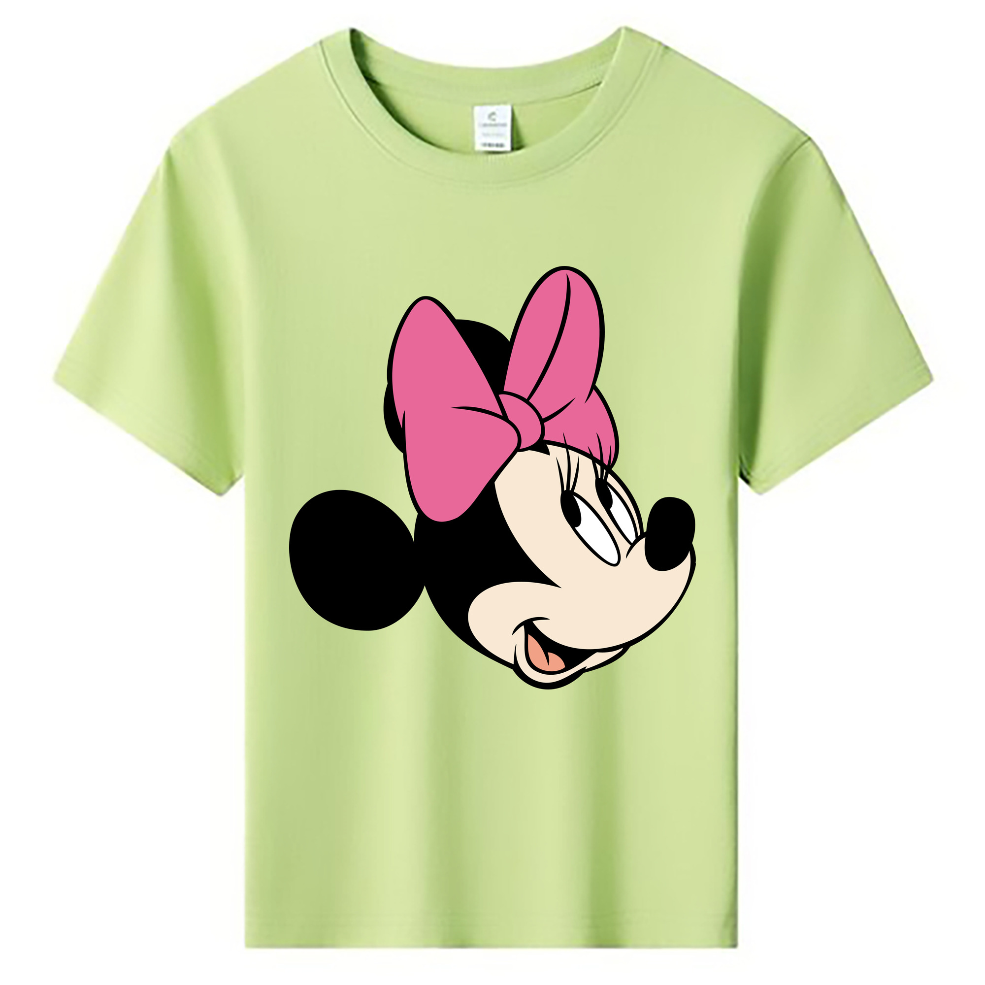 ミッキーマウス Mickey Mouse 綿100％キッズTシャツ（フロントプリント）